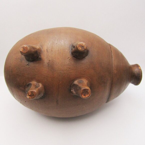 Vintage Mexican Pottery Piggy Bank - Picture 9 of 15